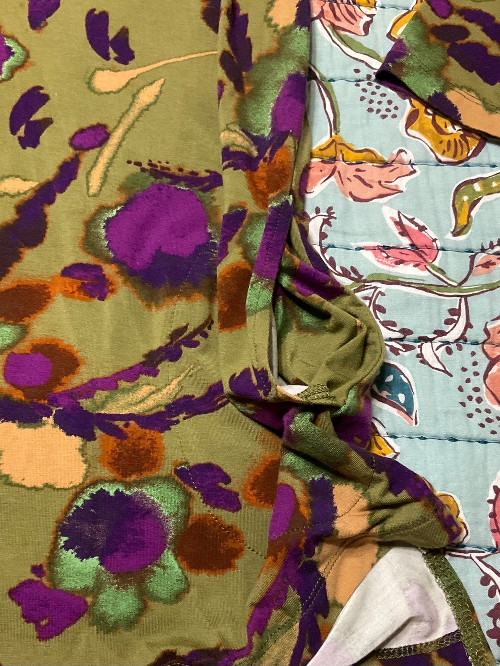 LOGO by Lori Goldstein Floral Print Long Sleeve Top - Picture 8 of 8